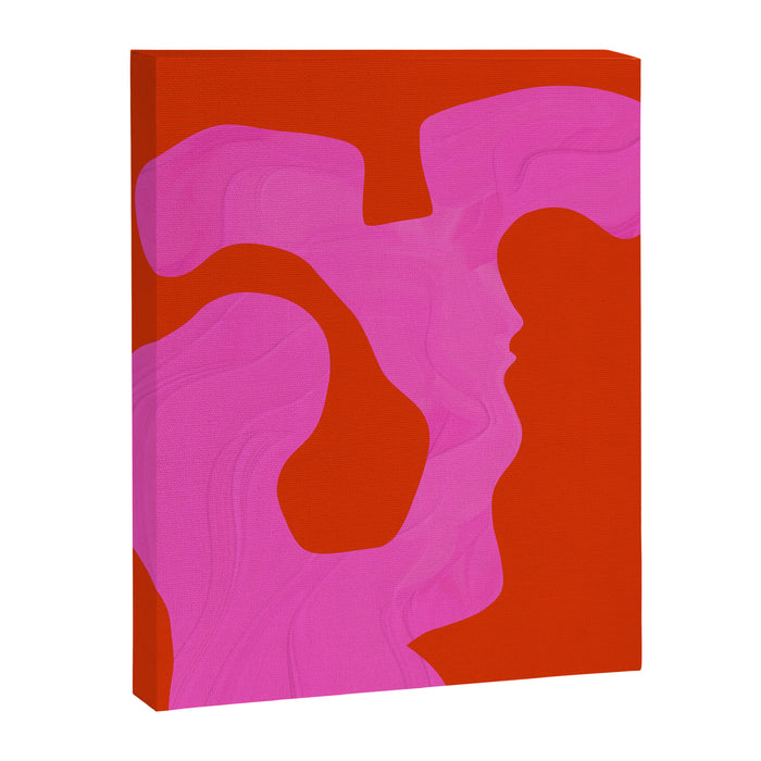 abstract red - imagine 1 Canvas Print Gallery Image 1