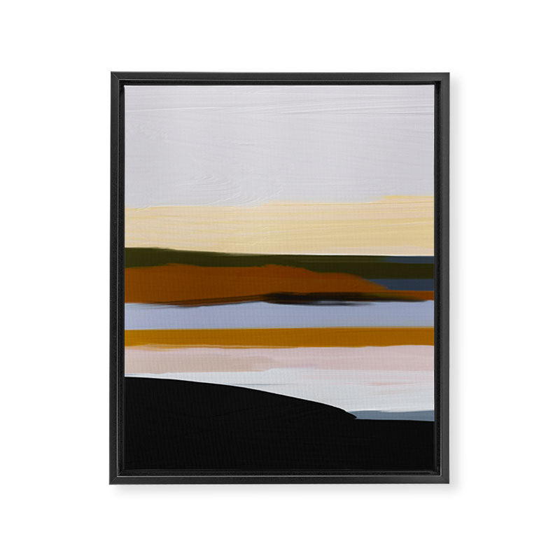 Abstract Silence Triptych 1 Framed Canvas Print Gallery Image 6
