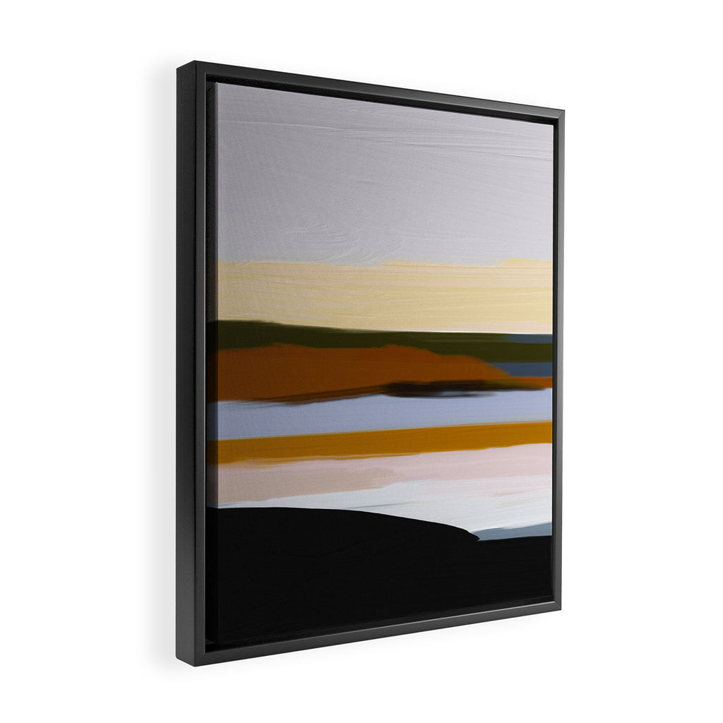 Abstract Silence Triptych 1 Framed Canvas Print Gallery Image 2