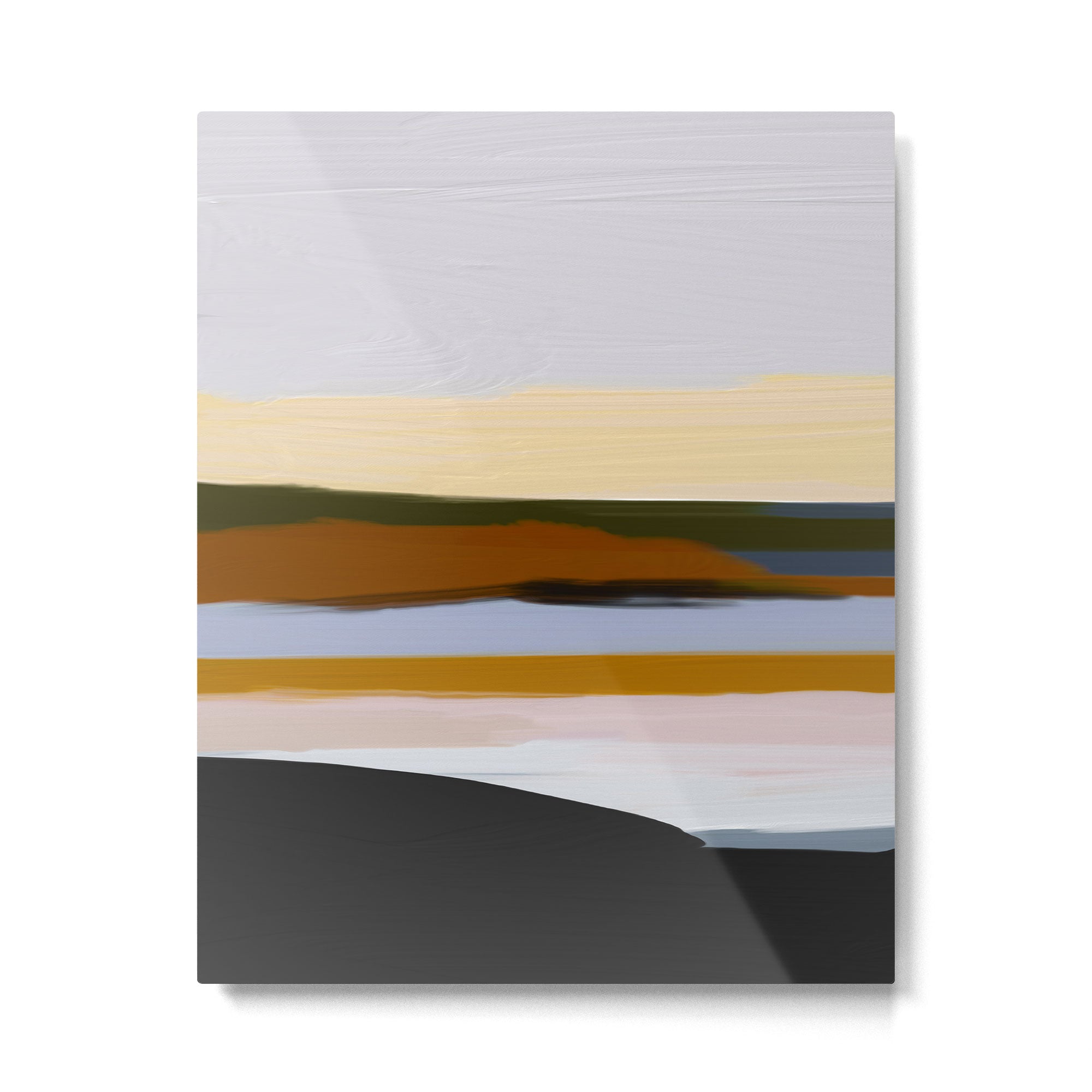 Abstract Silence Triptych 1 Metal Print Gallery Image 4