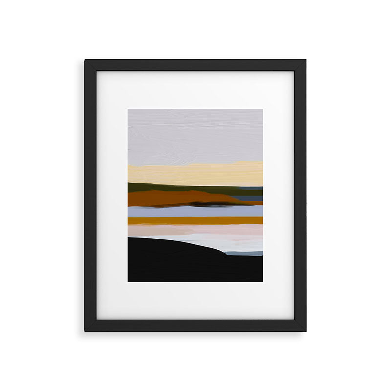 Abstract Silence Triptych 1 Framed Art Print Gallery Image 5