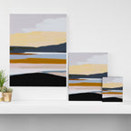 Abstract Silence Triptych Part 2 Canvas Print Gallery Image 3