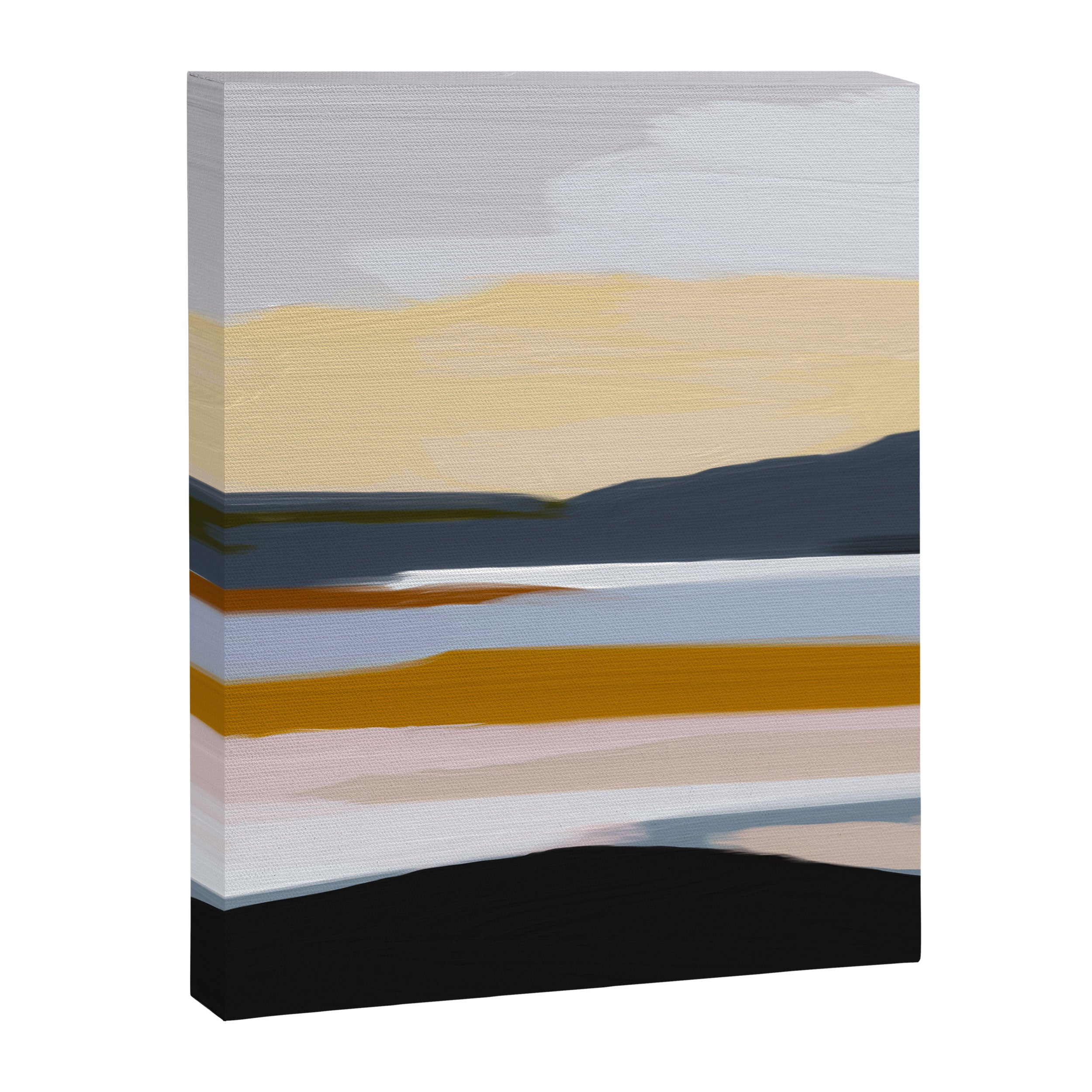 Abstract Silence Triptych Part 2 Canvas Print Gallery Image 6
