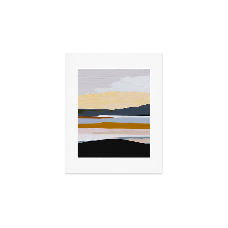 Abstract Silence Triptych Part 2 Art Print Gallery Image 1