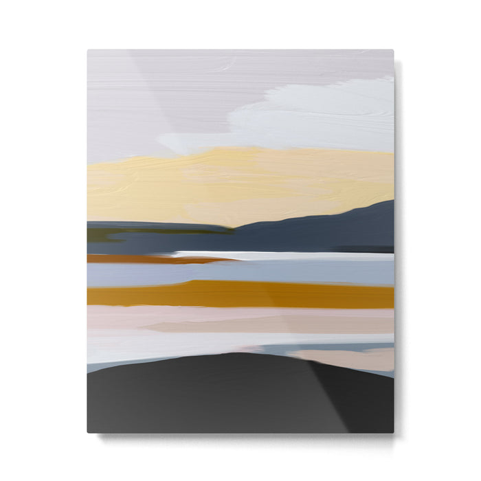 Abstract Silence Triptych Part 2 Metal Print Gallery Image 1