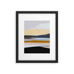 Abstract Silence Triptych Part 2 Framed Art Print Gallery Image 5