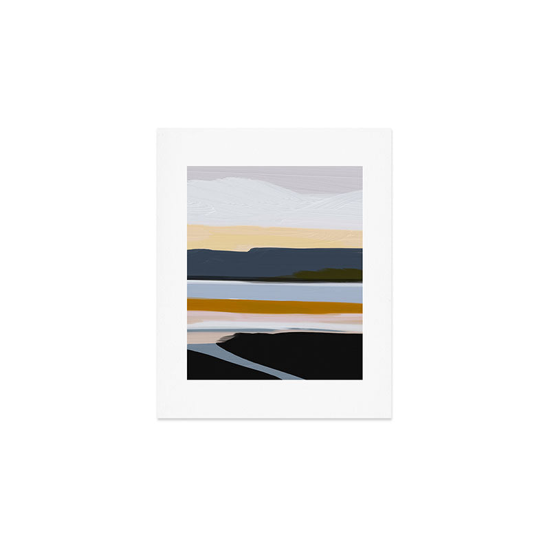 Abstract Silence Triptych Part 3 Art Print Gallery Image 1