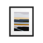 Abstract Silence Triptych Part 3 Framed Art Print Gallery Image 5