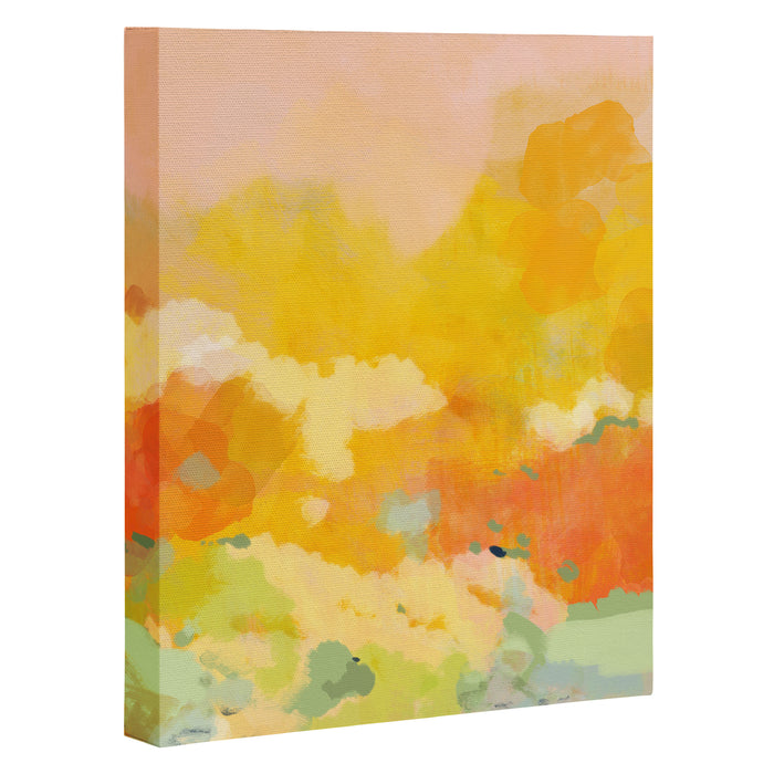 abstract spring sun Canvas Print Gallery Image 1