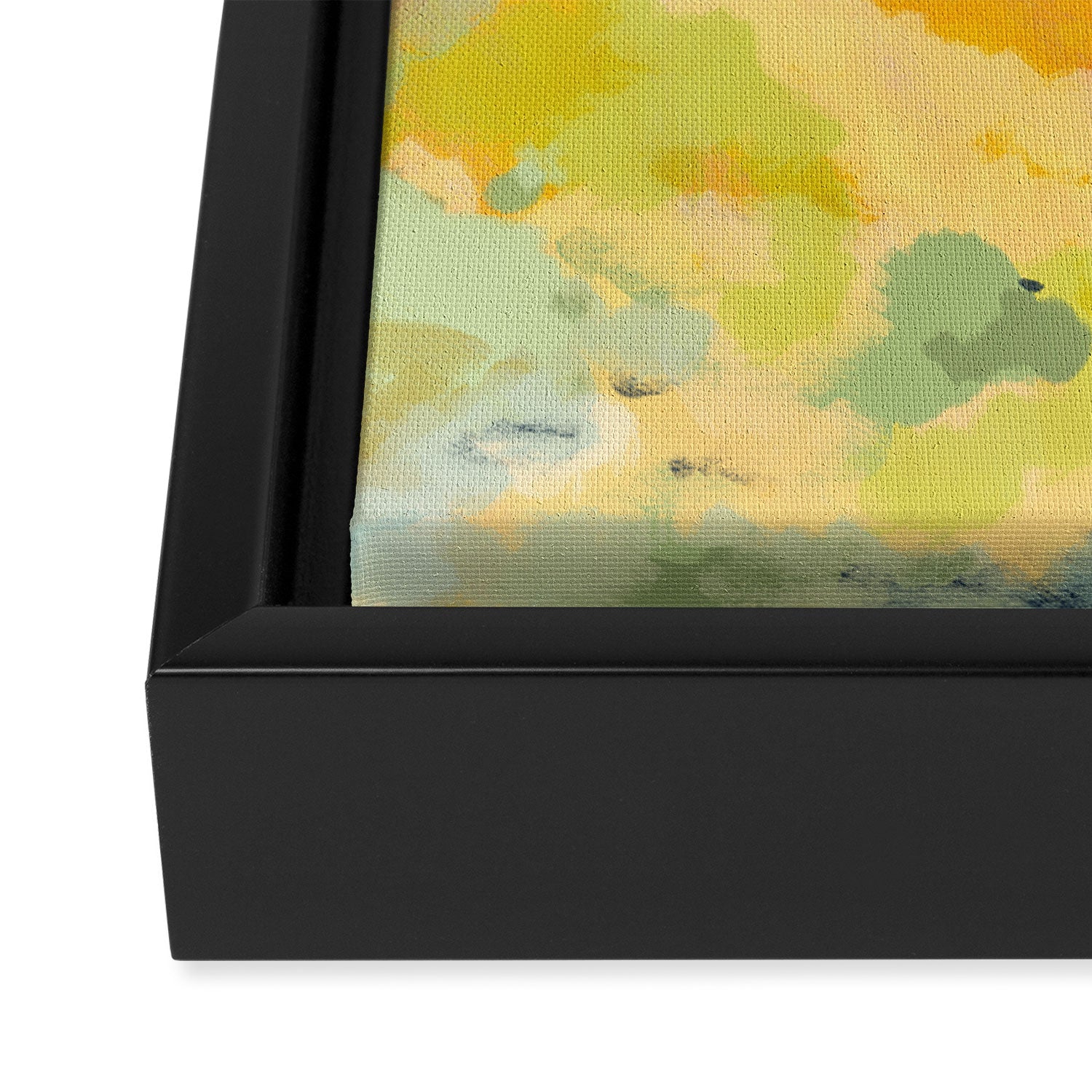abstract spring sun Framed Canvas Print Gallery Image 3