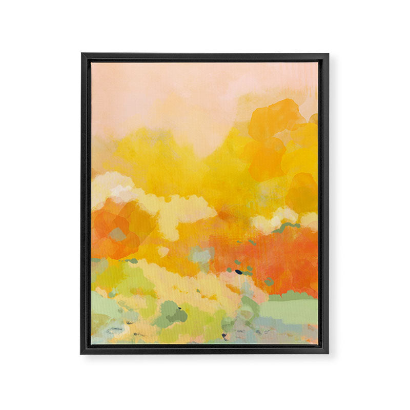 abstract spring sun Framed Canvas Print Gallery Image 8