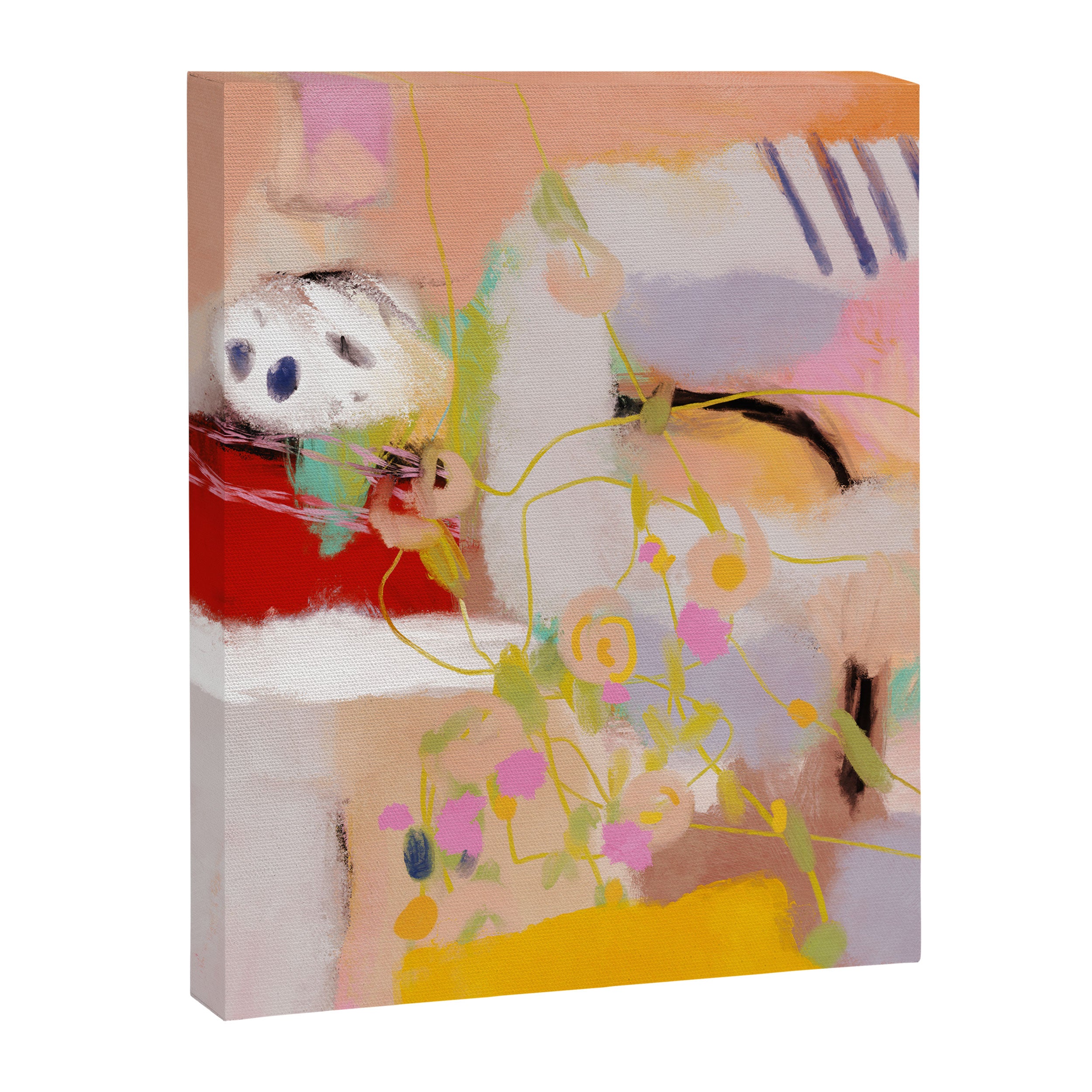 abstract summer garden Canvas Print Gallery Image 6