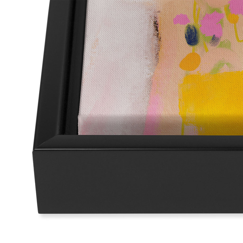 abstract summer garden Framed Canvas Print Gallery Image 3