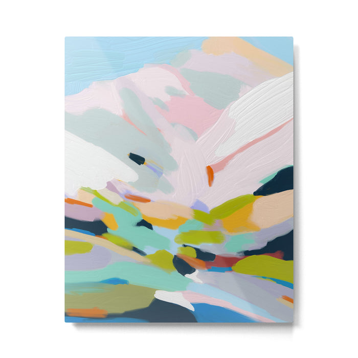 abstract summer hills Metal Print Gallery Image 1