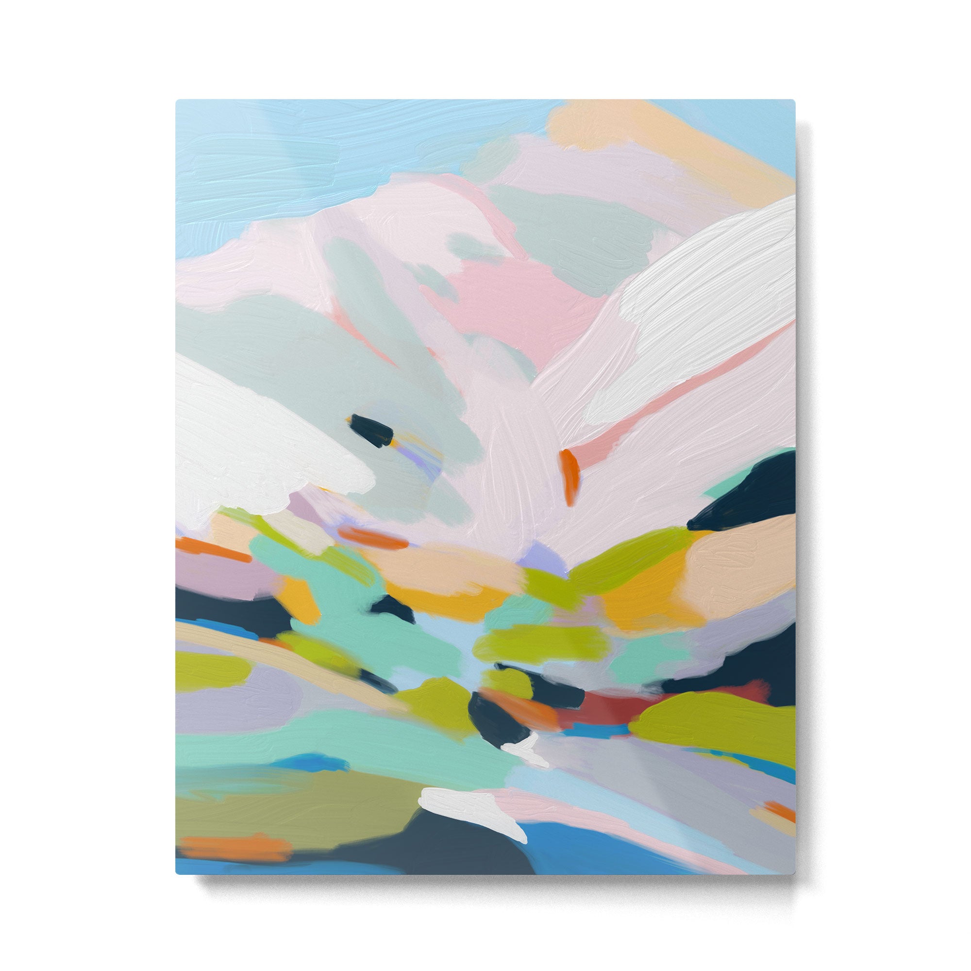 abstract summer hills Metal Print Gallery Image 4