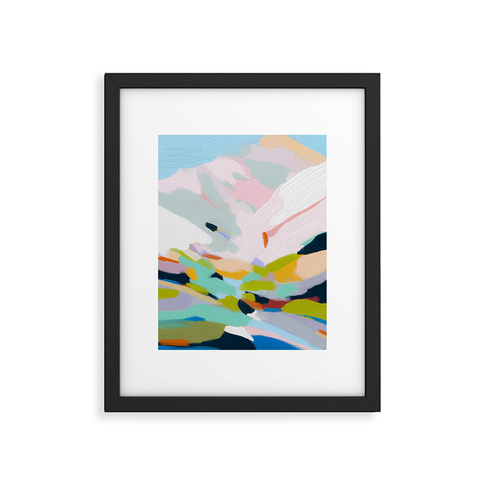abstract summer hills Framed Art Print Gallery Image 1
