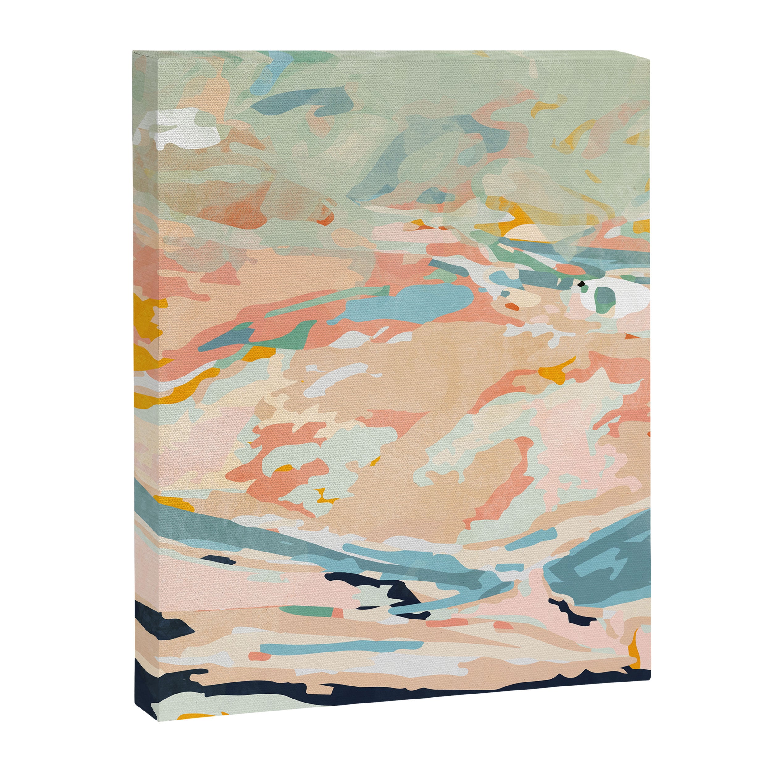 abstraction landscape in pastels Canvas Print Gallery Image 6