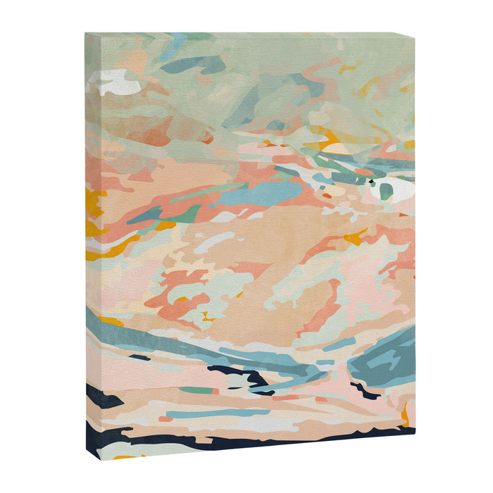 abstraction landscape in pastels Canvas Print Gallery Image 1