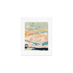 abstraction landscape in pastels Art Print Gallery Image 1