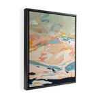 abstraction landscape in pastels Framed Canvas Print Gallery Image 2