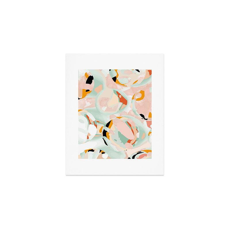 abstraction study in pastels Art Print Gallery Image 1