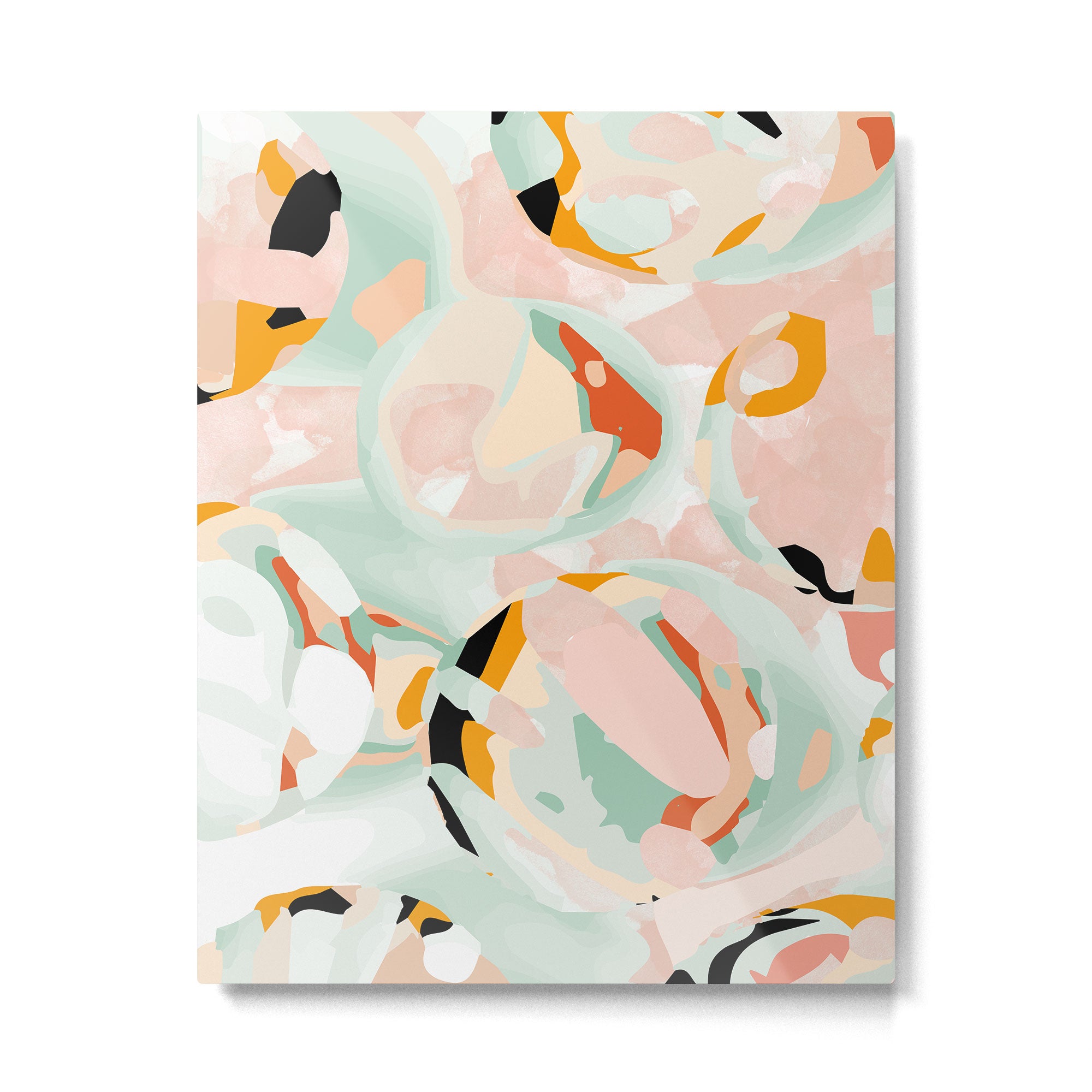 abstraction study in pastels Metal Print Gallery Image 4