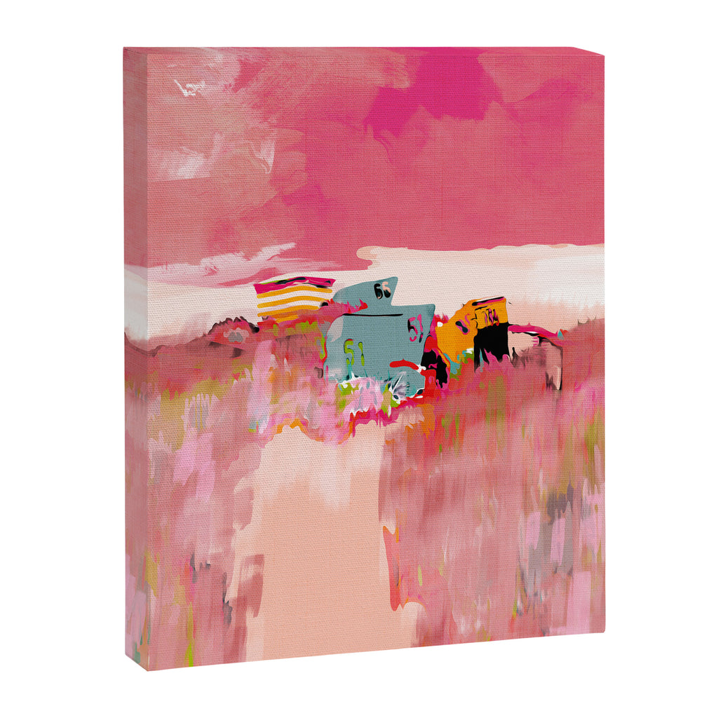 beach life pink Canvas Print Gallery Image 6