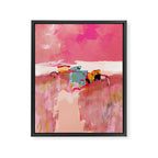 beach life pink Framed Canvas Print Gallery Image 6