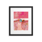 beach life pink Framed Art Print Gallery Image 5