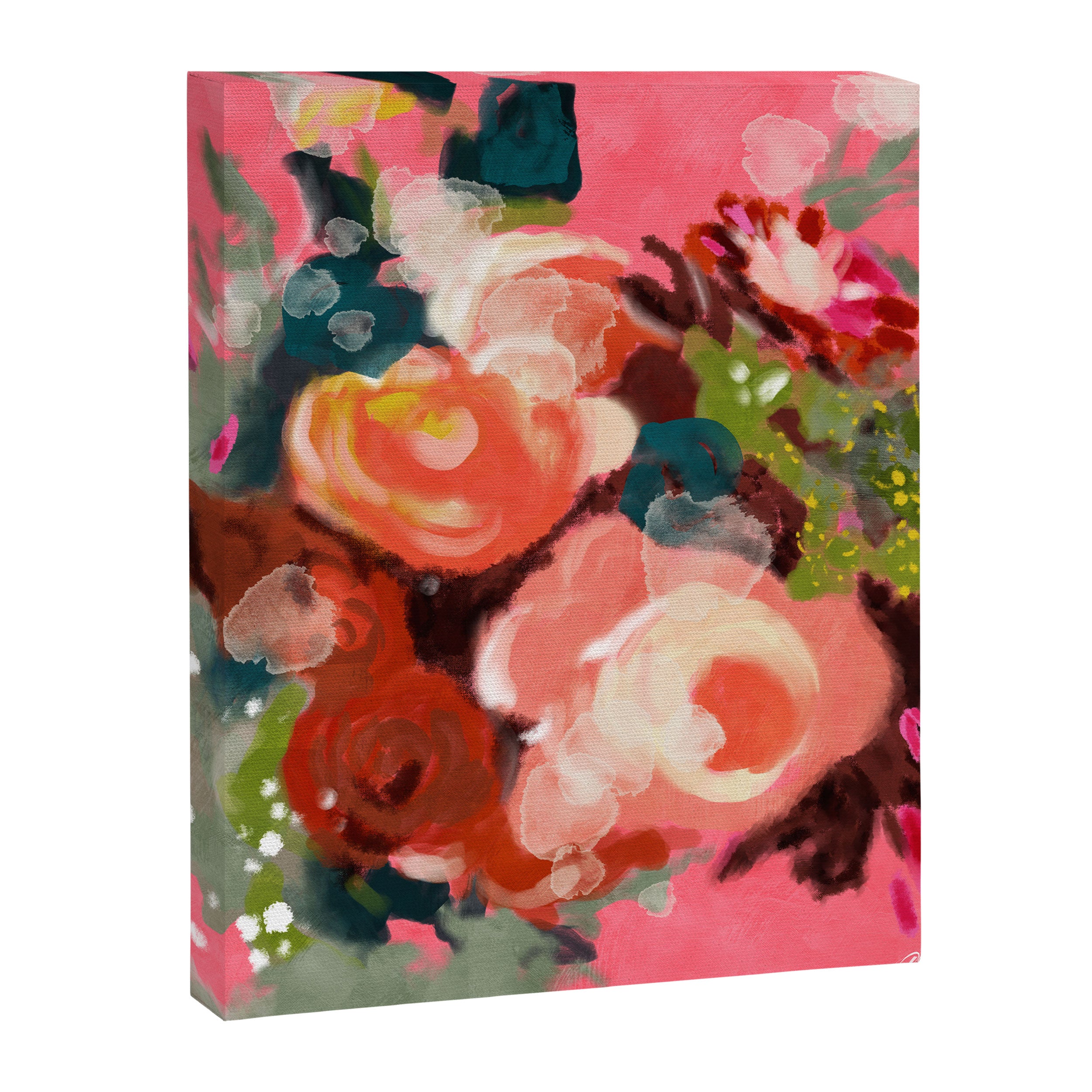 bloom it, abstract art Canvas Print Gallery Image 6
