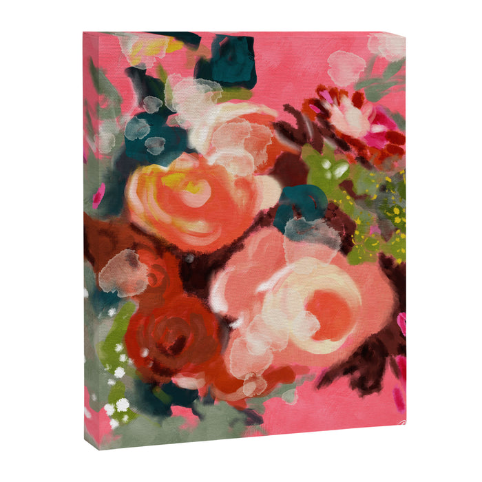 bloom it, abstract art Canvas Print Gallery Image 1