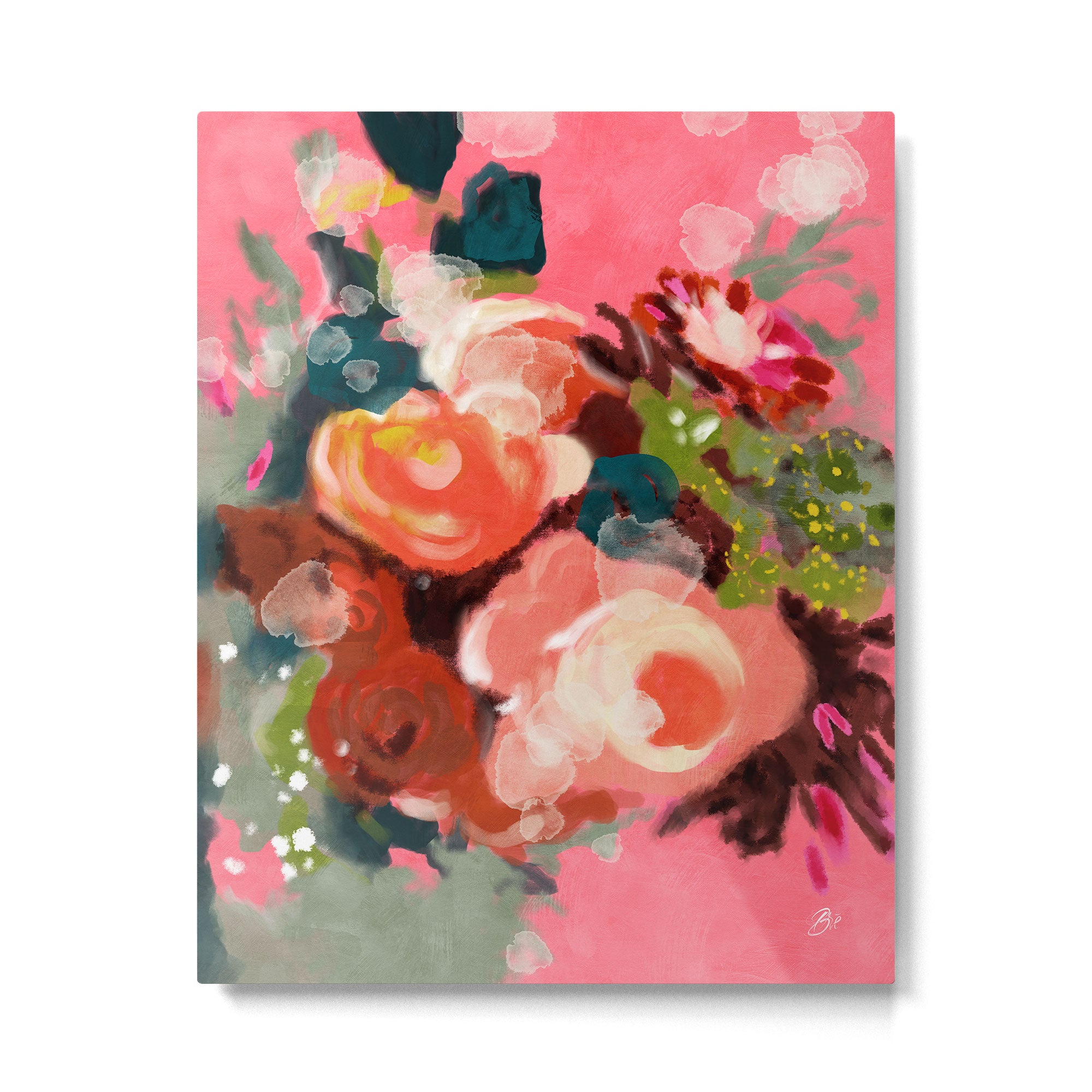 bloom it, abstract art Metal Print Gallery Image 4