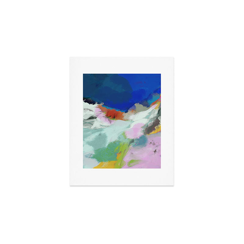 blue sky landscape abstract Art Print Gallery Image 1