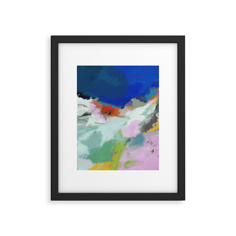 blue sky landscape abstract Framed Art Print Gallery Image 6