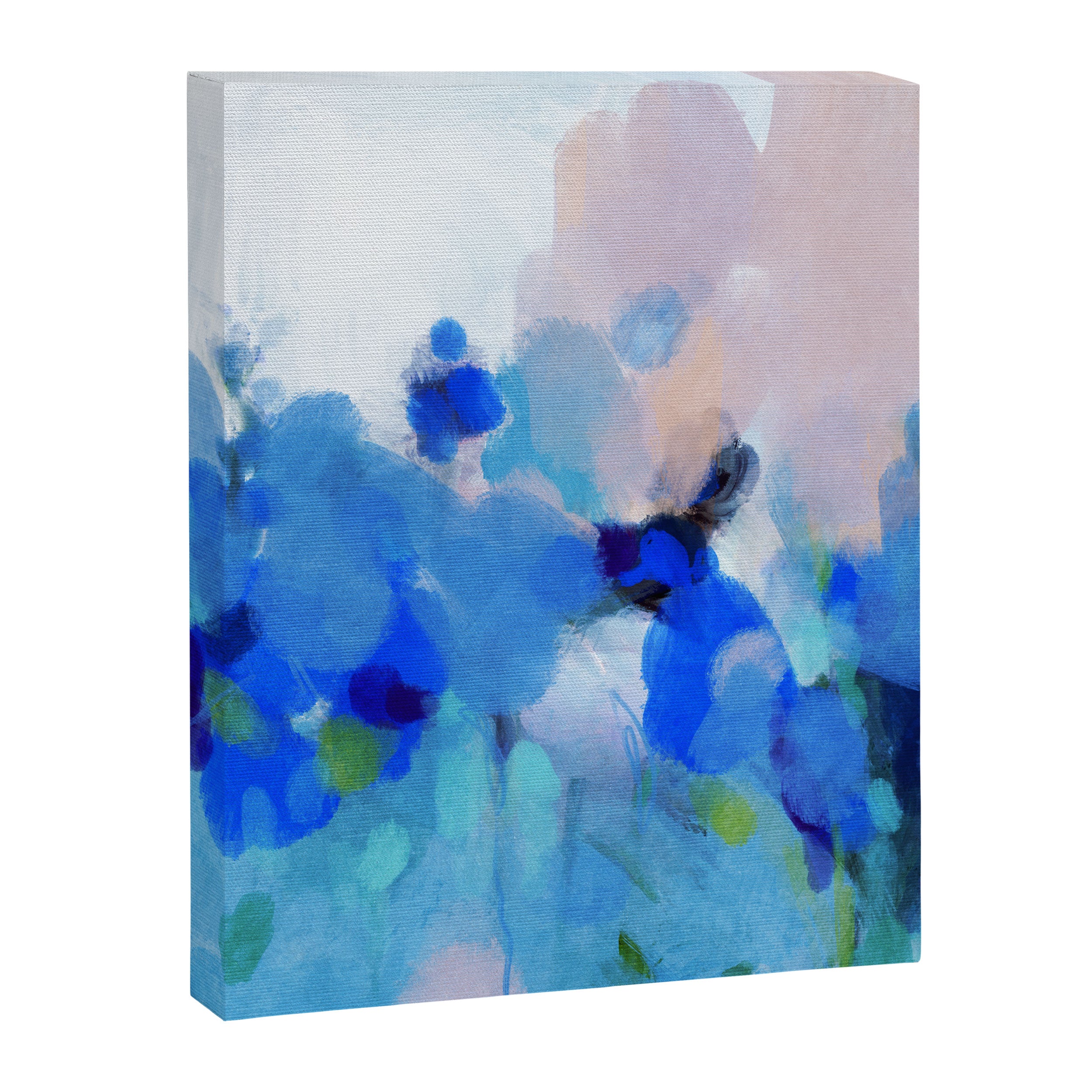 blue summer lilies garden Canvas Print Gallery Image 6