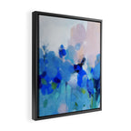 blue summer lilies garden Framed Canvas Print Gallery Image 2