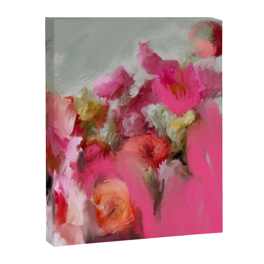 Bouquet floral abstract art Canvas Print Gallery Image 8