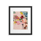 breakfast in my garden abstract art Framed Art Print Gallery Image 5