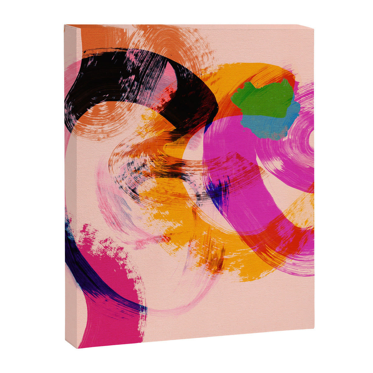 brush strokes abstract 2 Canvas Print Gallery Image 6