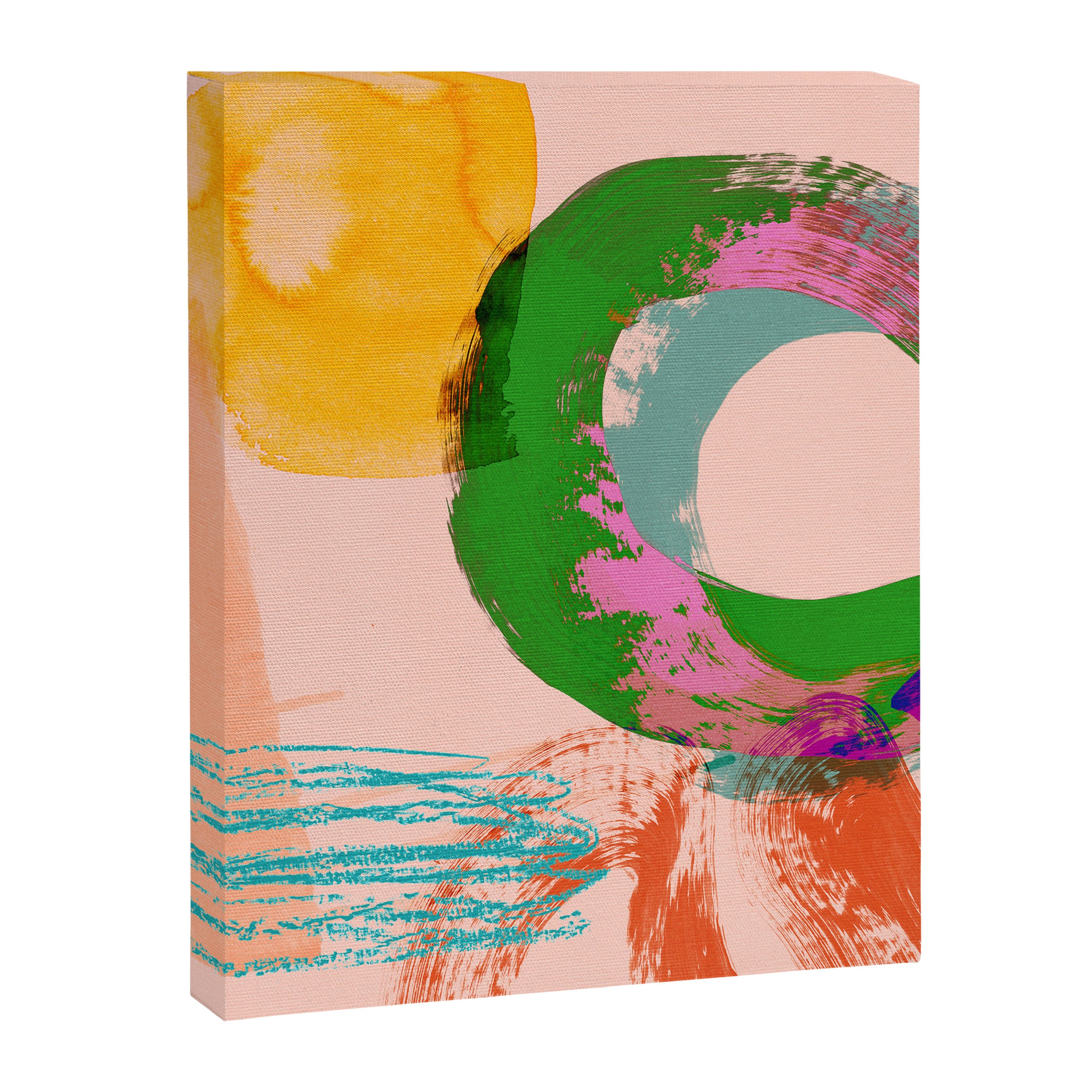 brush strokes abstract 3 Canvas Print Gallery Image 6