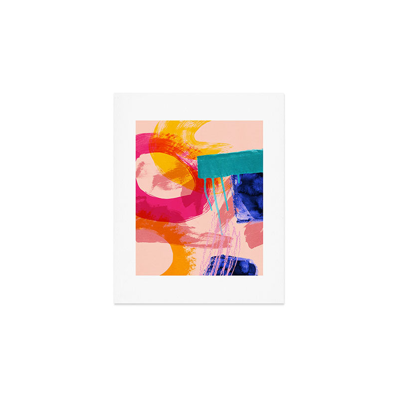 brush strokes abstract 5 Art Print Gallery Image 1