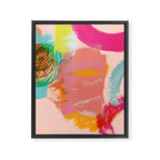 brush strokes abstract art Framed Canvas Print Gallery Image 6