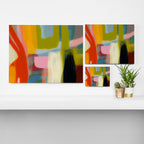Color study 1 abstract art Canvas Print Gallery Image 3