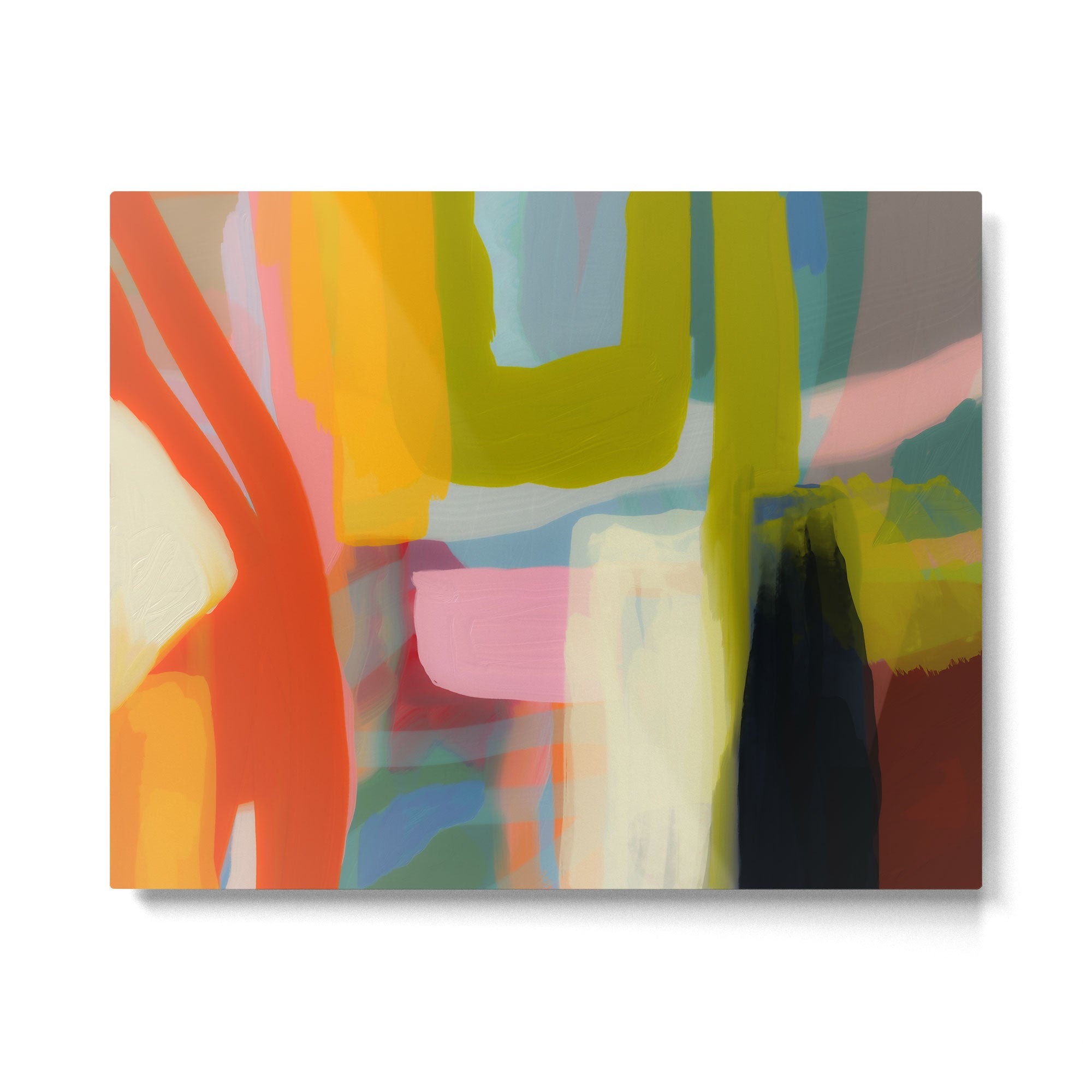 Color study 1 abstract art Metal Print Gallery Image 4