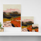 fall abstract landscape Canvas Print Gallery Image 3
