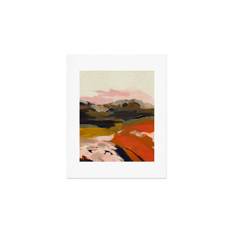 fall abstract landscape Art Print Gallery Image 1