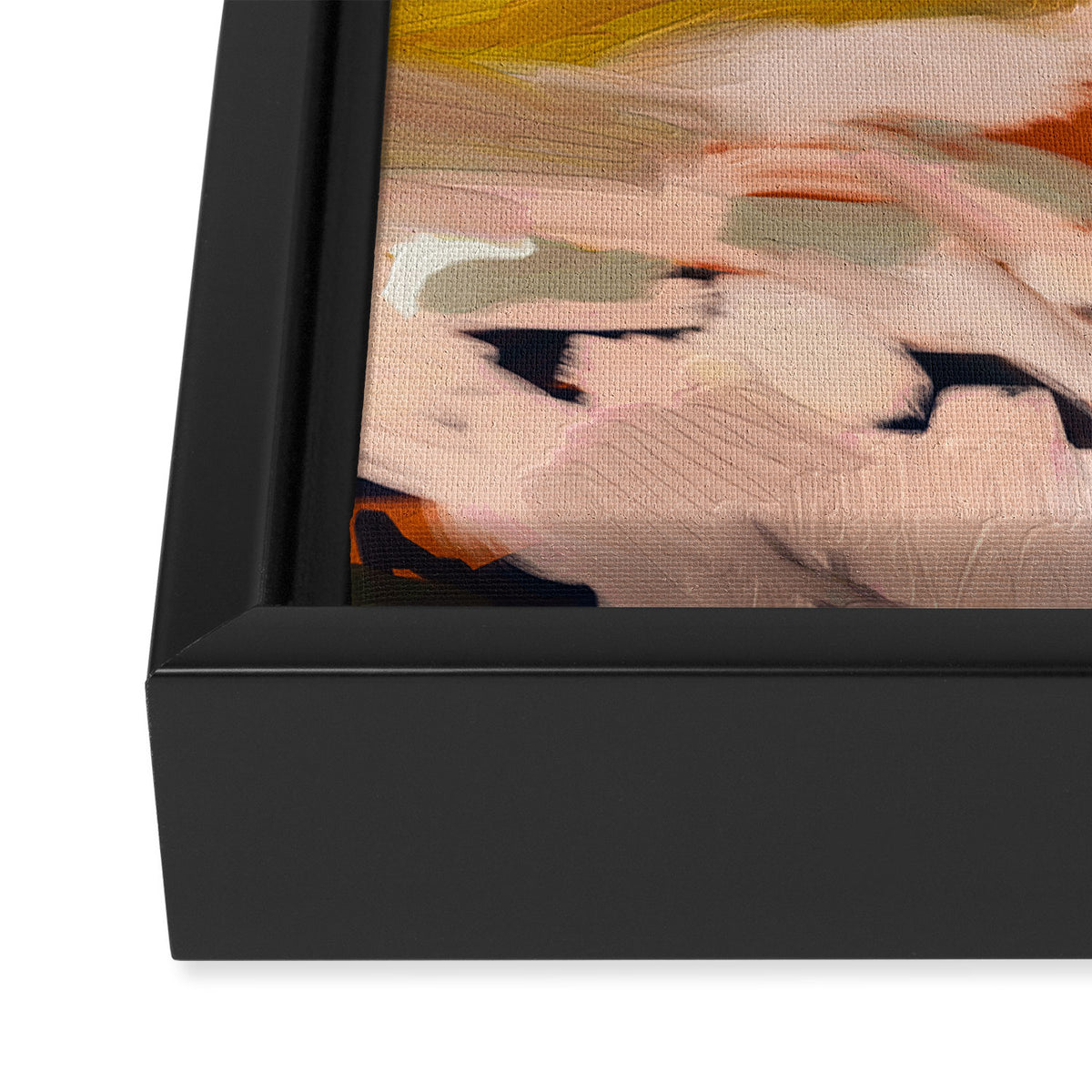 fall abstract landscape Framed Canvas Print Gallery Image 3