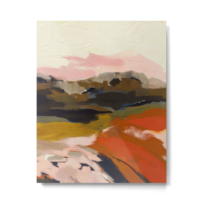 fall abstract landscape Metal Print Gallery Image 1