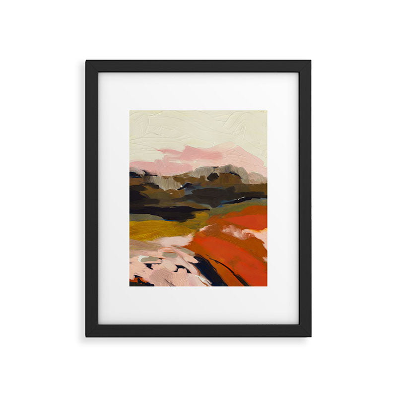 fall abstract landscape Framed Art Print Gallery Image 4