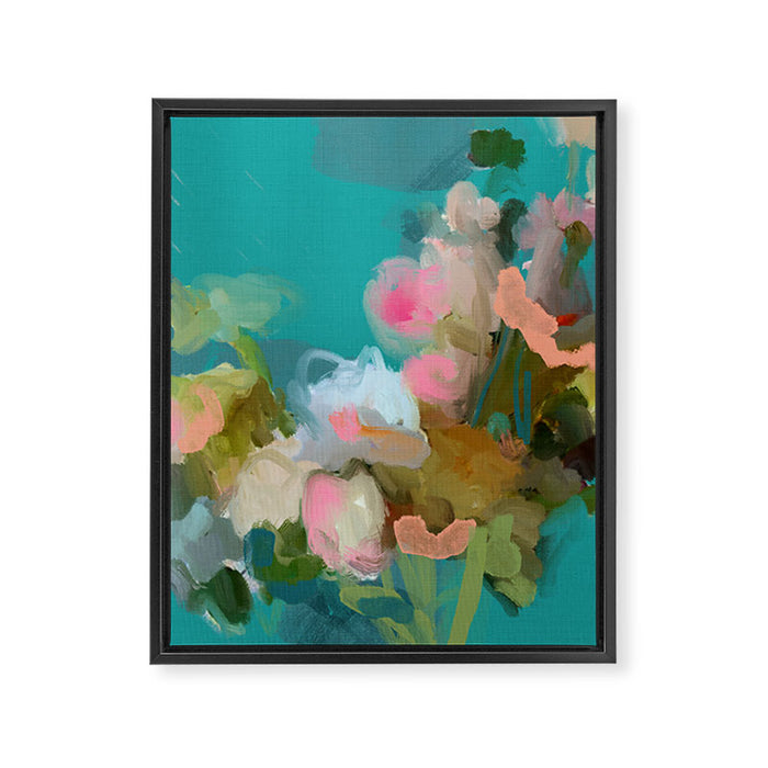 floral abstract 1 22 Framed Canvas Print Gallery Image 1